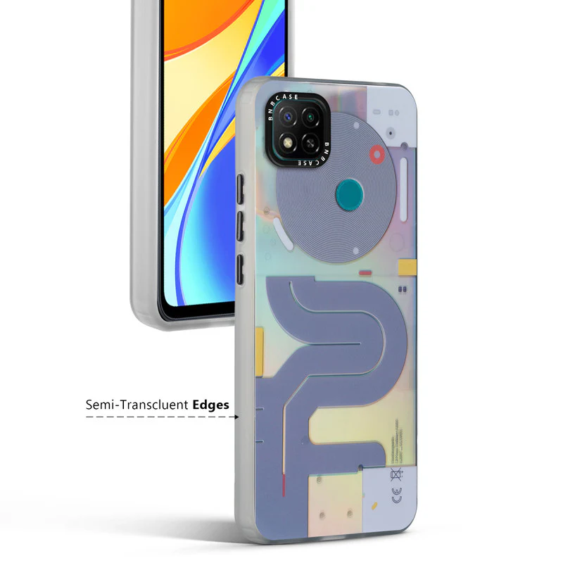 Rainbow Circuit Print Hard Case For Redmi 9C - Image 30