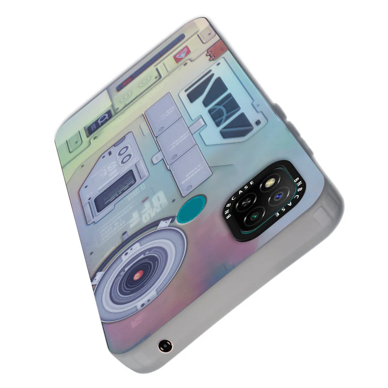 Rainbow Circuit Print Hard Case For Redmi 9C - Image 53