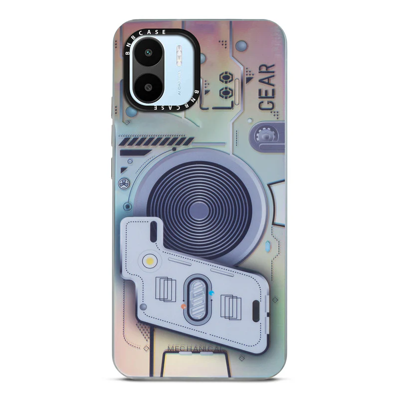 Rainbow Circuit Print Hard Case For Redmi A1 2022 - Image 11