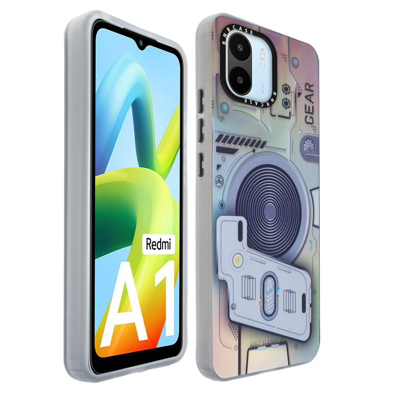 Rainbow Circuit Print Hard Case For Redmi A1 2022 - Image 12