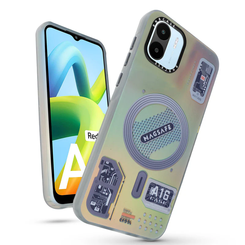Rainbow Circuit Print Hard Case For Redmi A1 2022 - Image 25