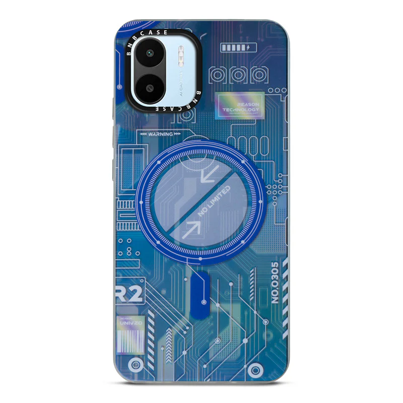 Rainbow Circuit Print Hard Case For Redmi A1 2022 - Image 35