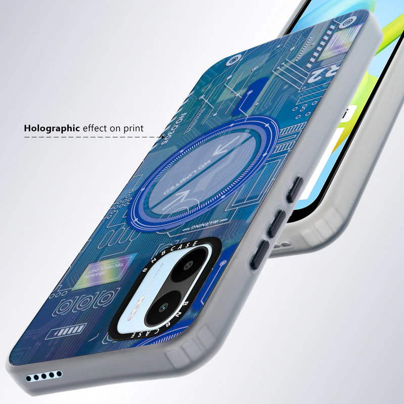 Rainbow Circuit Print Hard Case For Redmi A1 2022 - Image 39