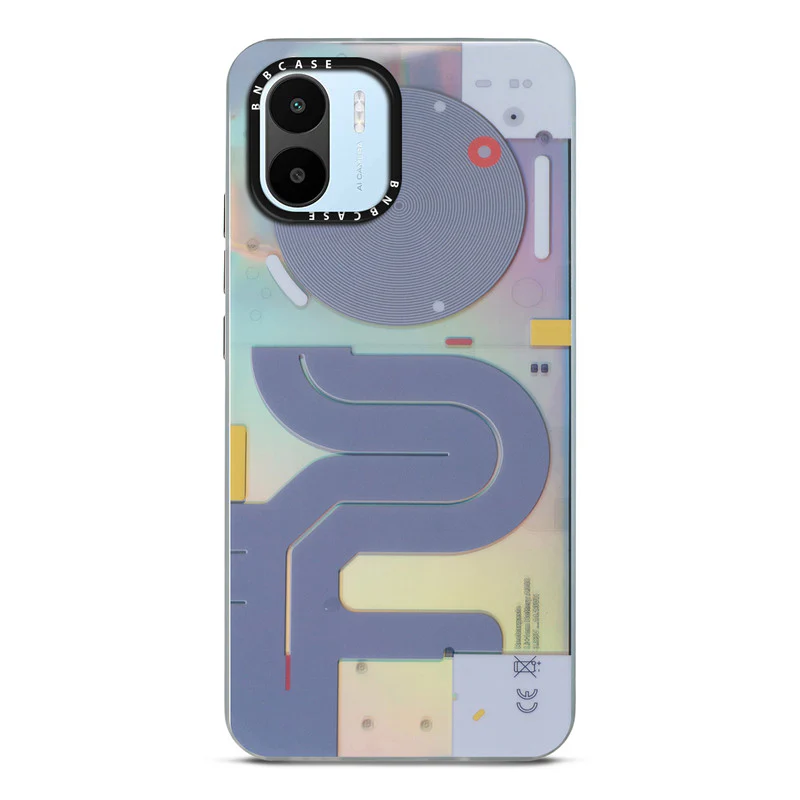 Rainbow Circuit Print Hard Case For Redmi A1 2022 - Image 43