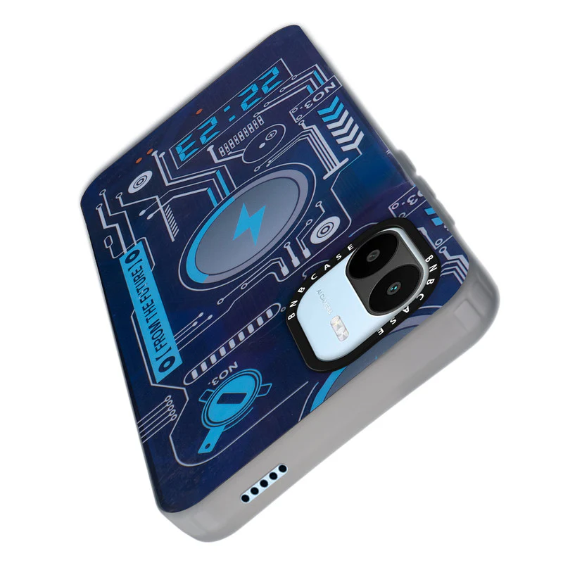 Rainbow Circuit Print Hard Case For Redmi A1 2022 - Image 5