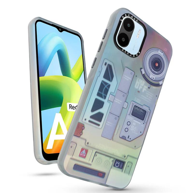 Rainbow Circuit Print Hard Case For Redmi A1 2022 - Image 73