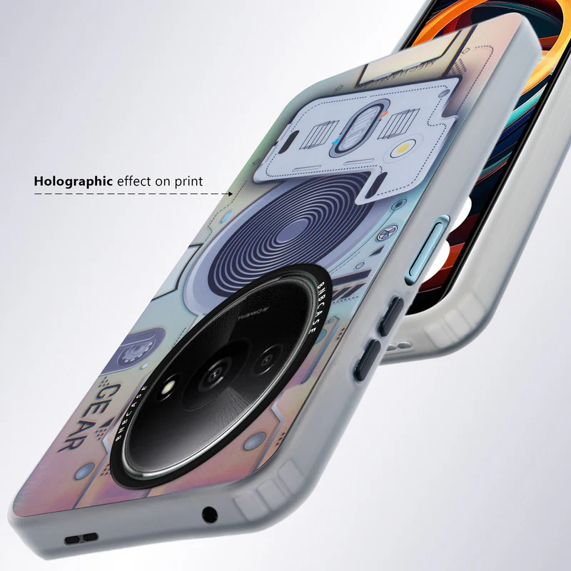 Rainbow Circuit Print Hard Case For Redmi A3 2024 - Image 15