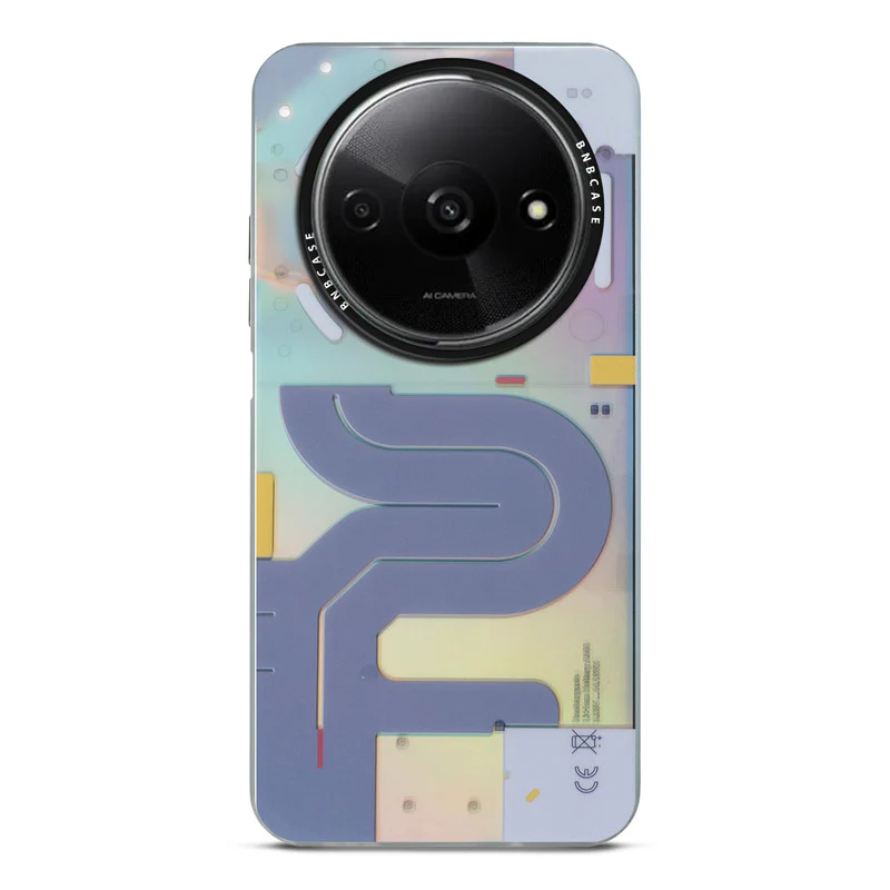 Rainbow Circuit Print Hard Case For Redmi A3 2024 - Image 43