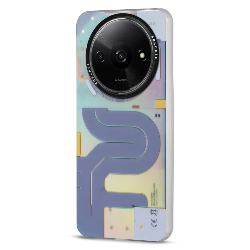 Rainbow Circuit Print Hard Case For Redmi A3 2024 - Image 48