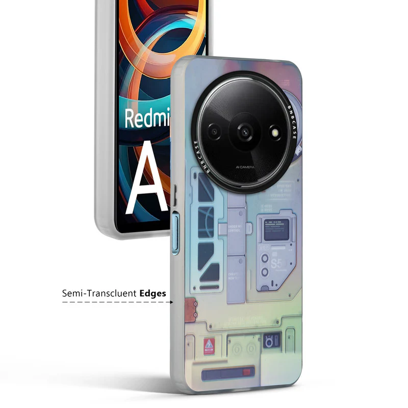 Rainbow Circuit Print Hard Case For Redmi A3 2024 - Image 70