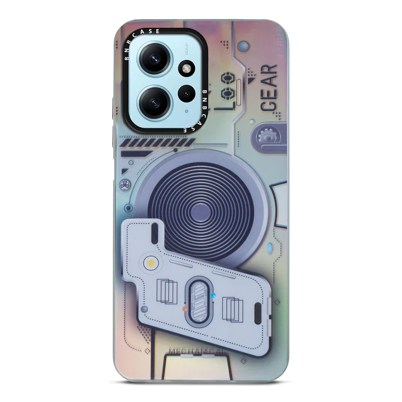 Rainbow Circuit Print Hard Case For Redmi Note 12 4G - Image 11
