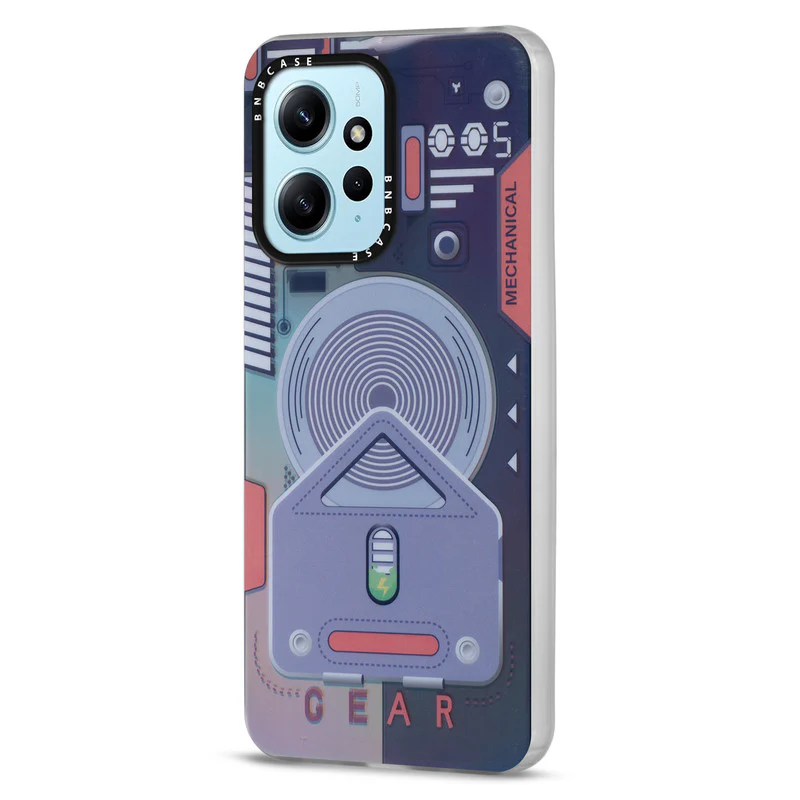 Rainbow Circuit Print Hard Case For Redmi Note 12 4G - Image 24