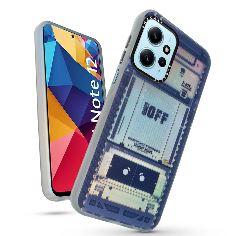 Rainbow Circuit Print Hard Case For Redmi Note 12 4G - Image 41