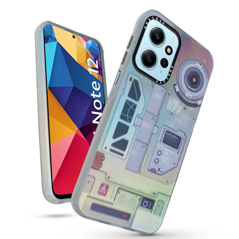 Rainbow Circuit Print Hard Case For Redmi Note 12 4G - Image 65