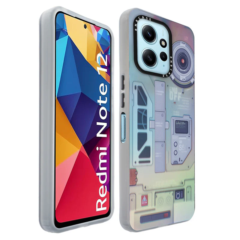 Rainbow Circuit Print Hard Case For Redmi Note 12 4G - Image 68