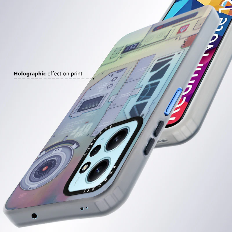 Rainbow Circuit Print Hard Case For Redmi Note 12 4G - Image 71