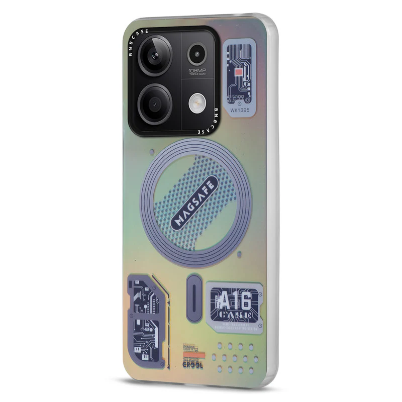Rainbow Circuit Print Hard Case For Redmi Note 13 5G - Image 24