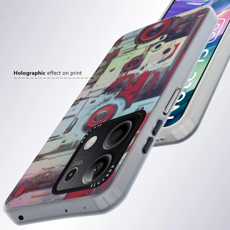 Rainbow Circuit Print Hard Case For Redmi Note 13 5G - Image 55