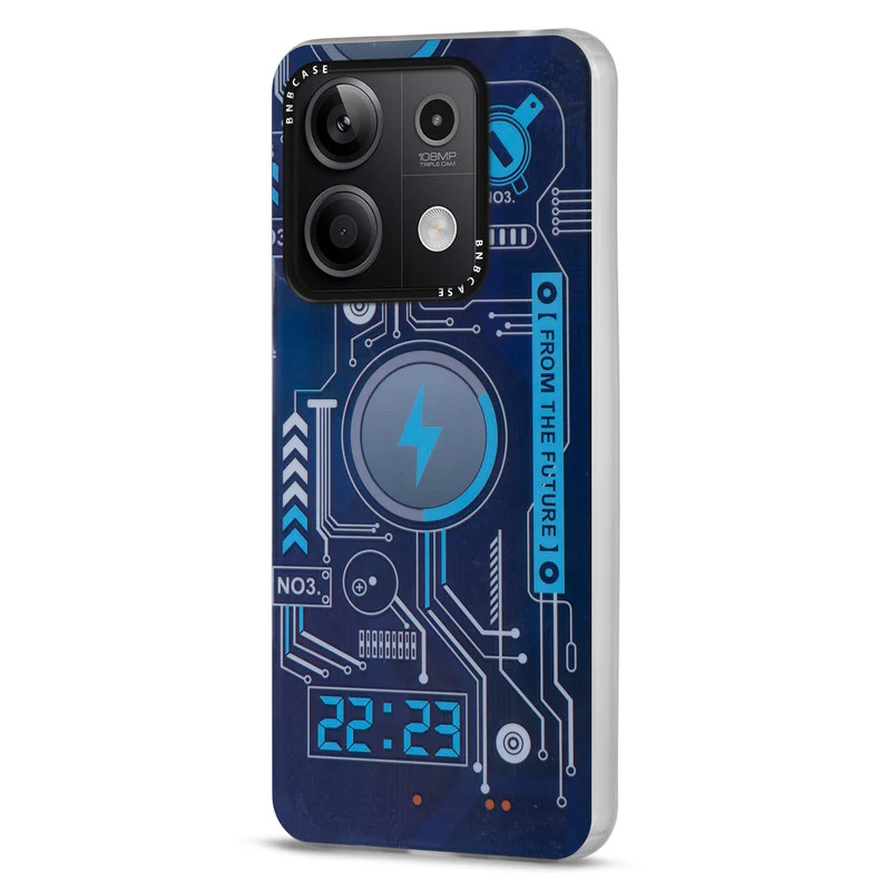 Rainbow Circuit Print Hard Case For Redmi Note 13 5G - Image 8