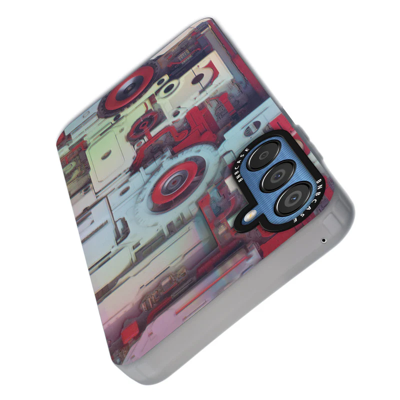 Rainbow Circuit Print Hard Case For Samsung M15 5G - Image 53