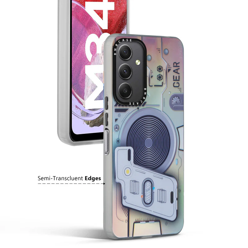 Rainbow Circuit Print Hard Case For Samsung M34 5G - Image 14