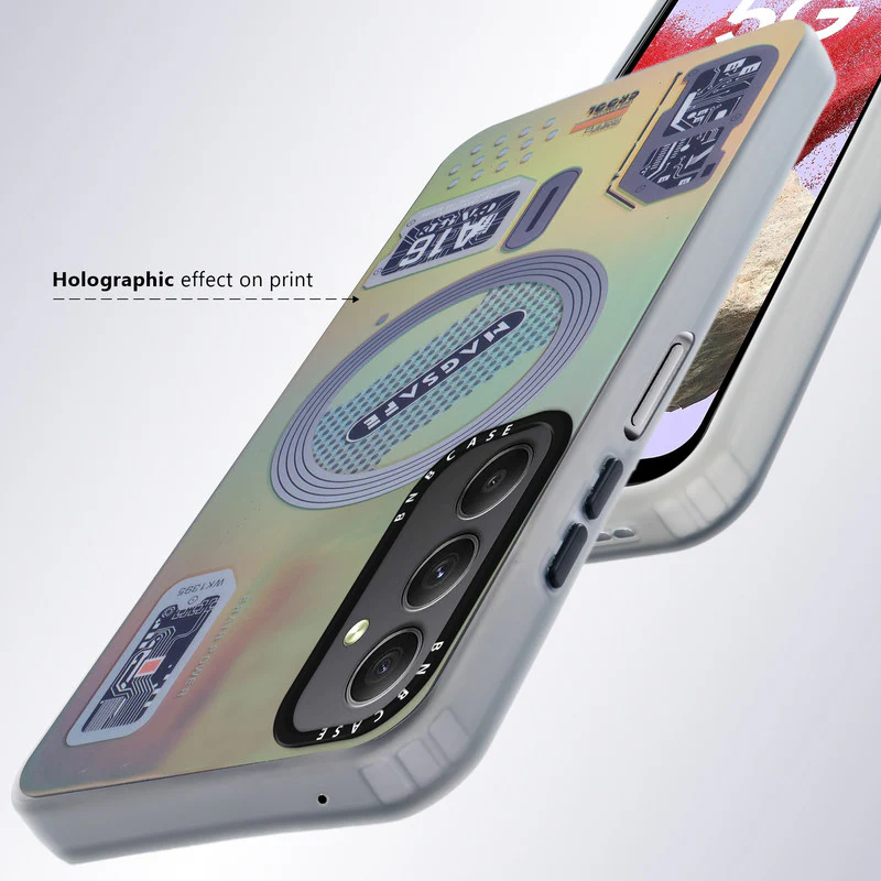 Rainbow Circuit Print Hard Case For Samsung M34 5G - Image 31