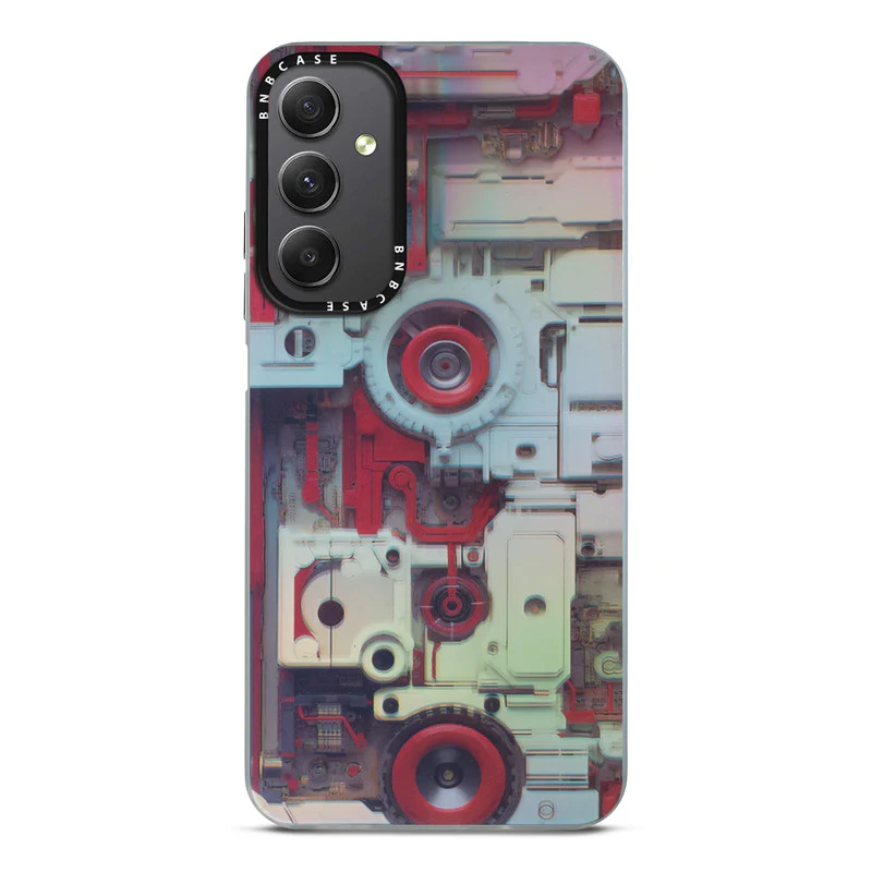 Rainbow Circuit Print Hard Case For Samsung M34 5G - Image 51