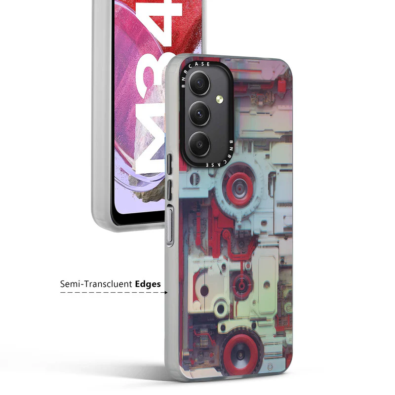 Rainbow Circuit Print Hard Case For Samsung M34 5G - Image 54