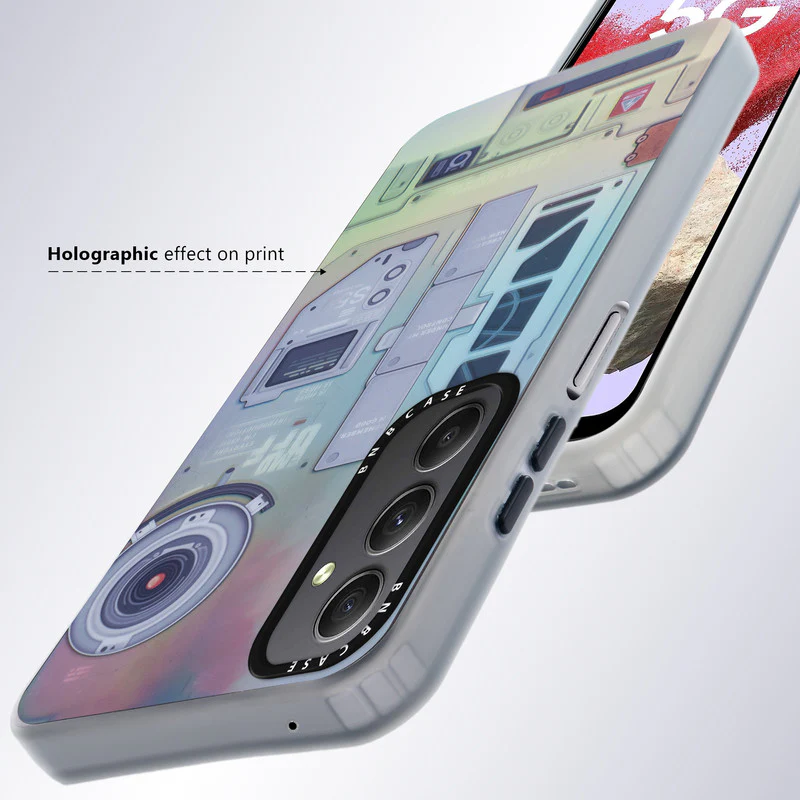 Rainbow Circuit Print Hard Case For Samsung M34 5G - Image 63