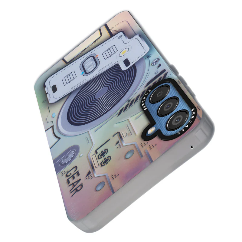 Rainbow Circuit Print Hard Case For Samsung S24 FE 5G - Image 5