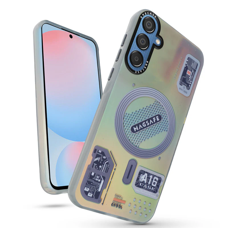 Rainbow Circuit Print Hard Case For Samsung S24 FE 5G - Image 9