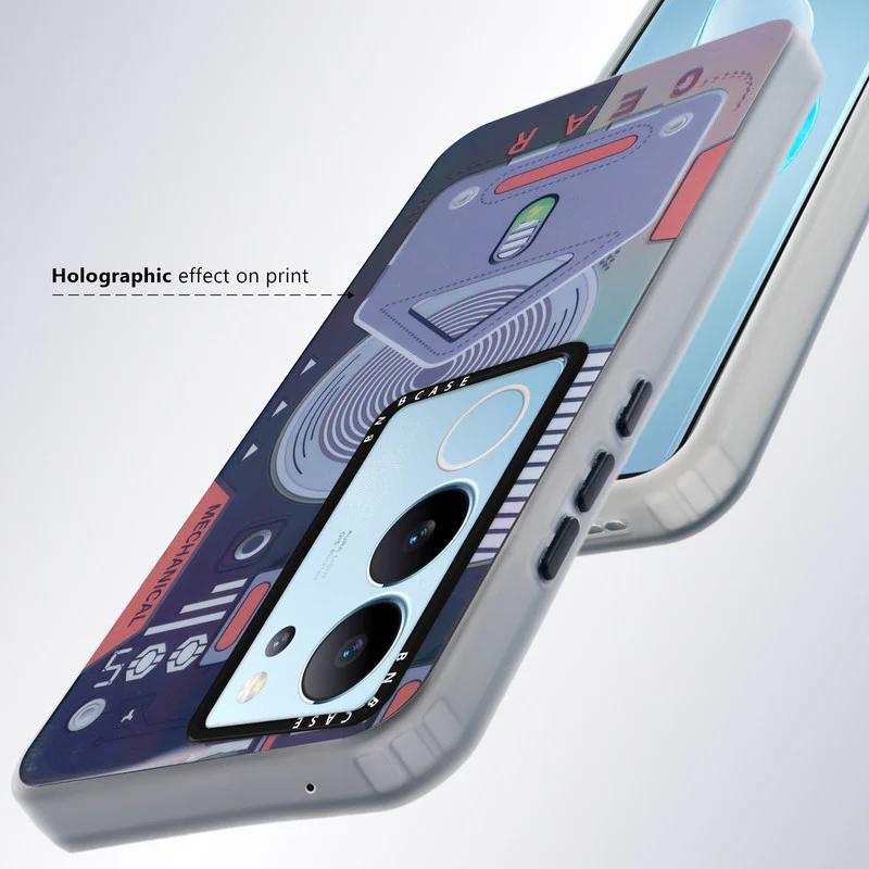 Rainbow Circuit Print Hard Case For Vivo V29 5G - Image 15
