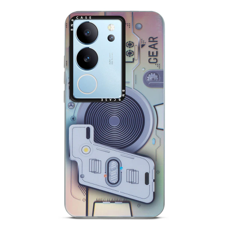 Rainbow Circuit Print Hard Case For Vivo V29 5G - Image 3