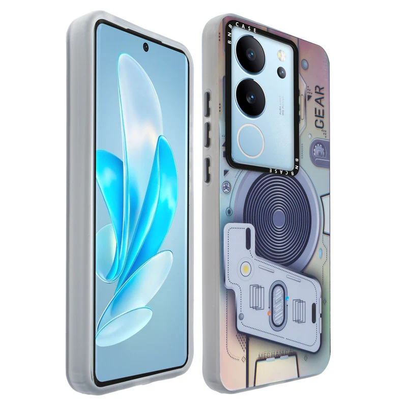 Rainbow Circuit Print Hard Case For Vivo V29 5G - Image 4