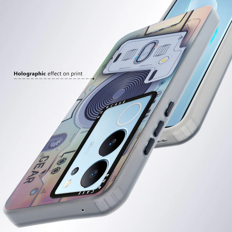 Rainbow Circuit Print Hard Case For Vivo V29 5G - Image 7