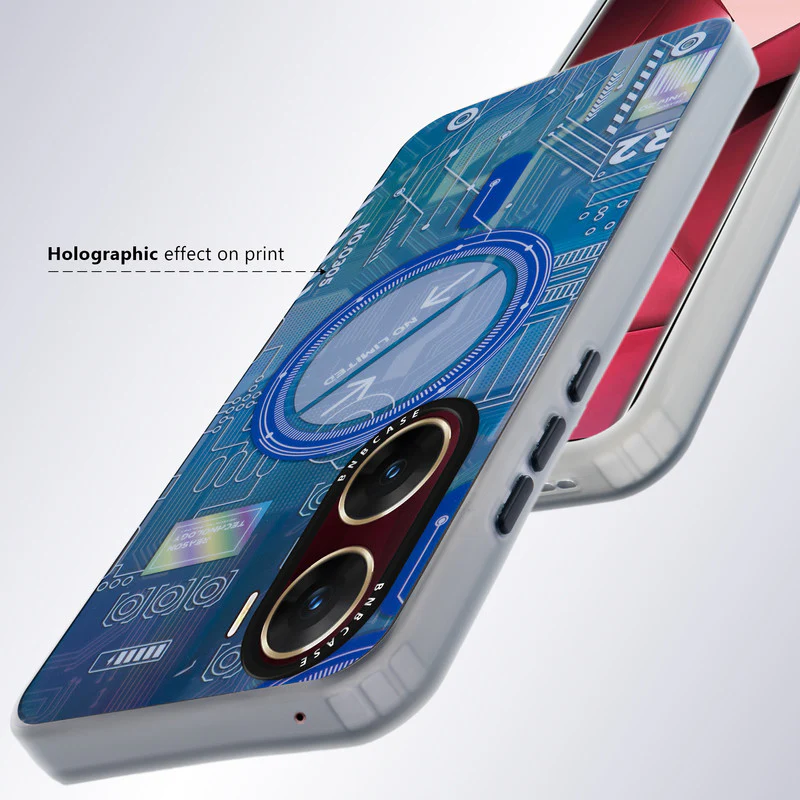 Rainbow Circuit Print Hard Case For Vivo V29e 5G - Image 23
