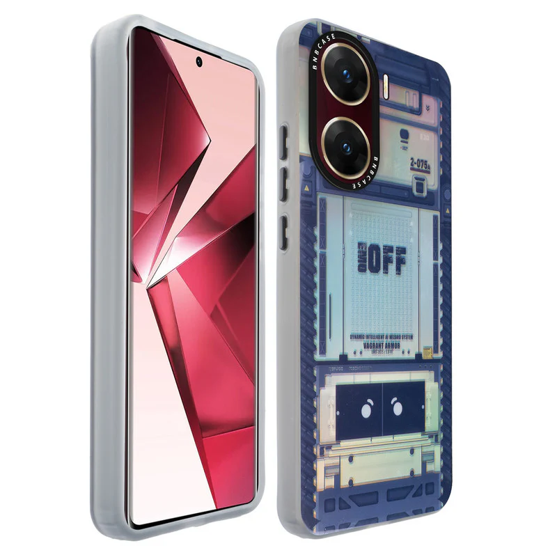 Rainbow Circuit Print Hard Case For Vivo V29e 5G - Image 36