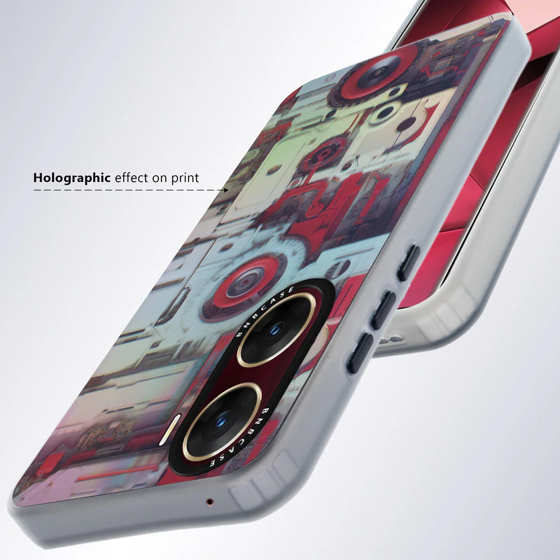 Rainbow Circuit Print Hard Case For Vivo V29e 5G - Image 47