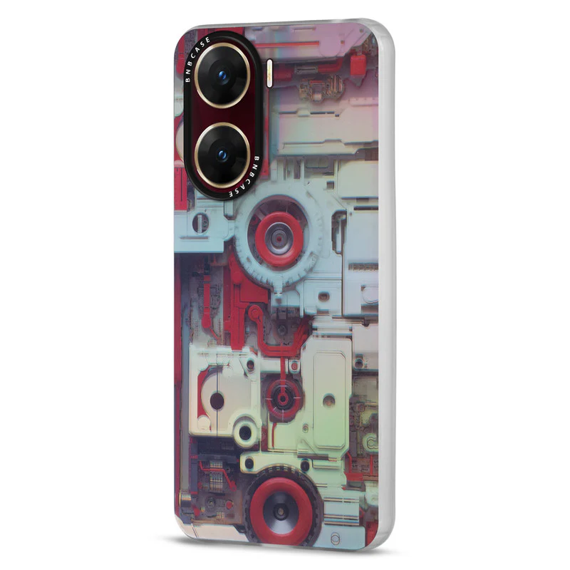 Rainbow Circuit Print Hard Case For Vivo V29e 5G - Image 48