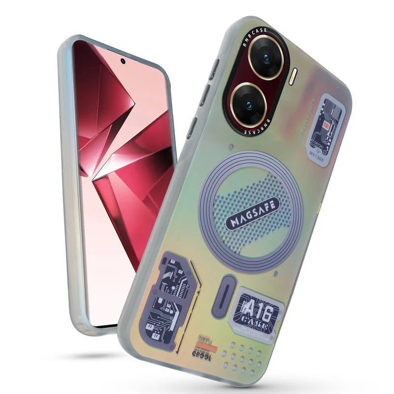 Rainbow Circuit Print Hard Case For Vivo V29e 5G - Image 9
