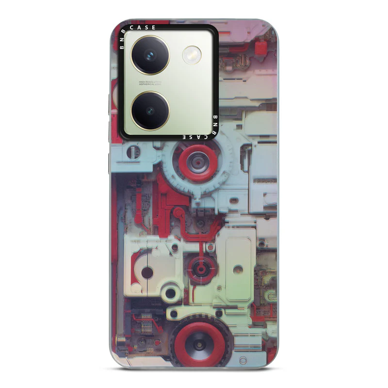 Rainbow Circuit Print Hard Case For Vivo Y200 Pro 5G - Image 51