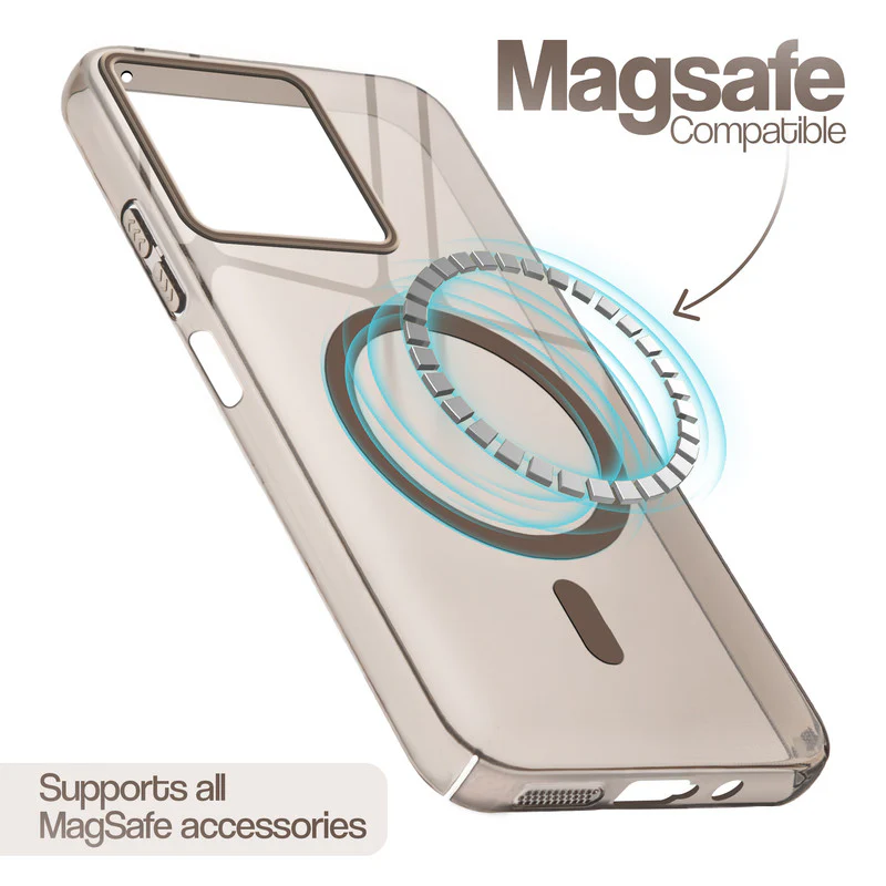 Glossy Hard Magnetic Accessories Support Case Motorola G67 Power 5G - Image 8