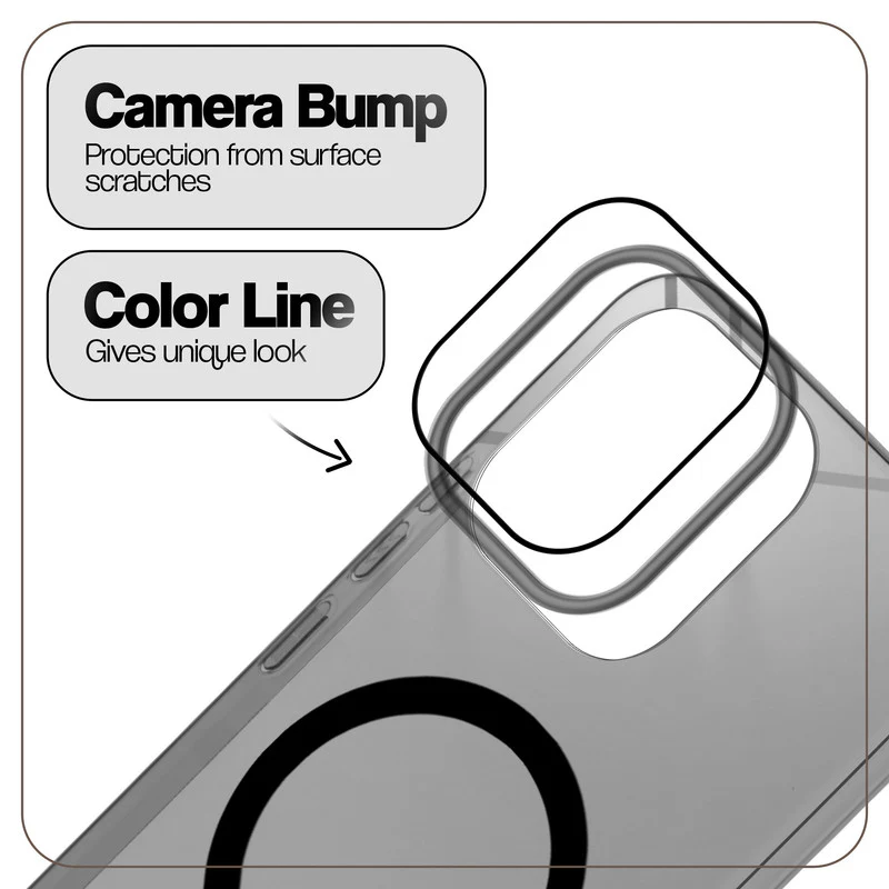 Glossy Hard Magnetic Accessories Support Case Oppo Reno 15C 5G - Image 3