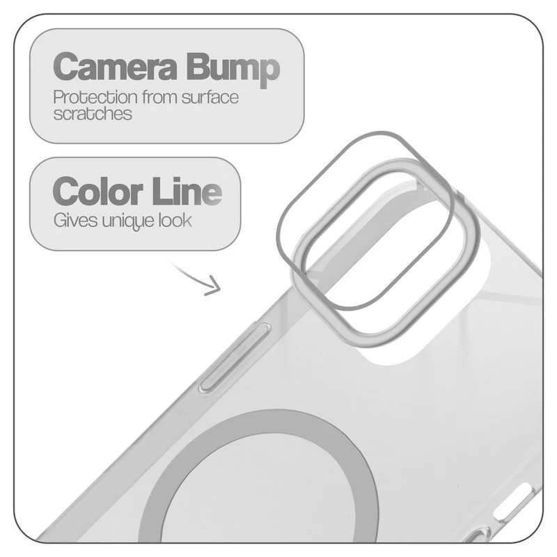 Glossy Hard Wireless Charging Support Case Apple iPhone 13 - Image 16
