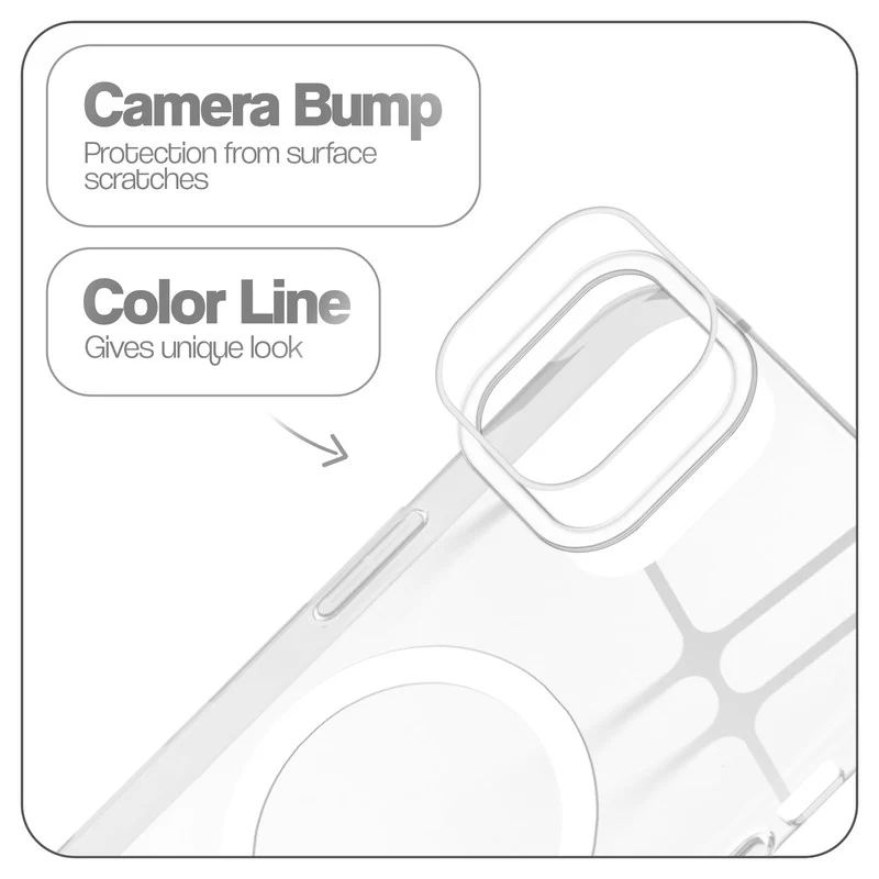 Glossy Hard Wireless Charging Support Case Apple iPhone 13 - Image 22