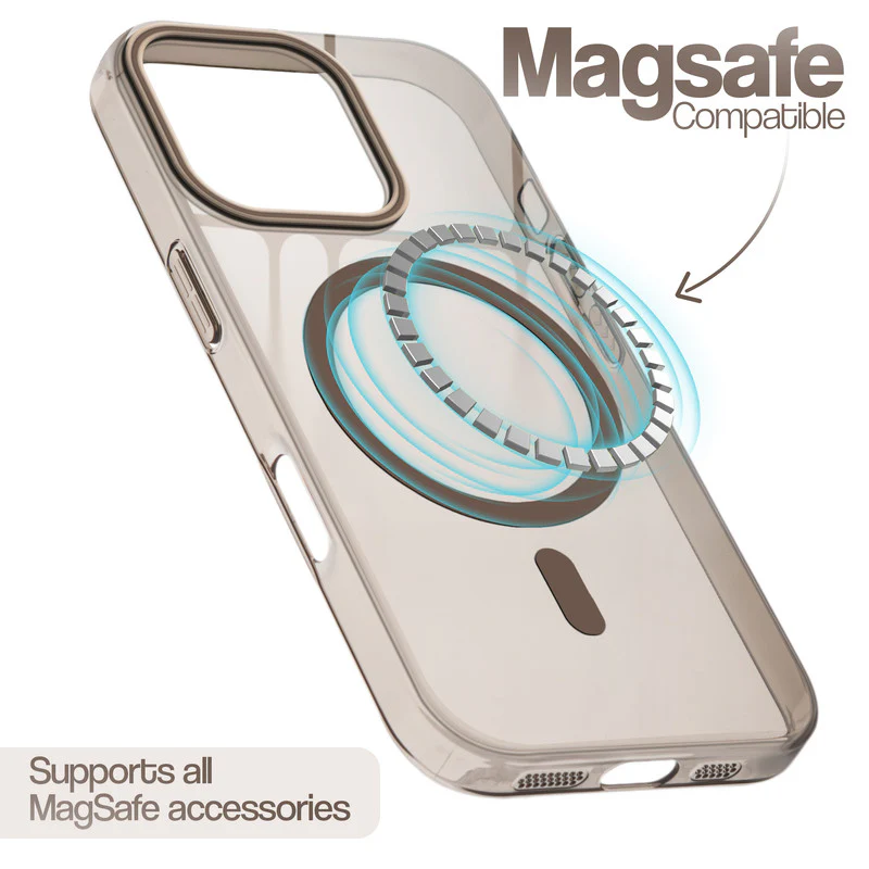 Glossy Hard Wireless Charging Support Case Apple iPhone 13 Mini - Image 9