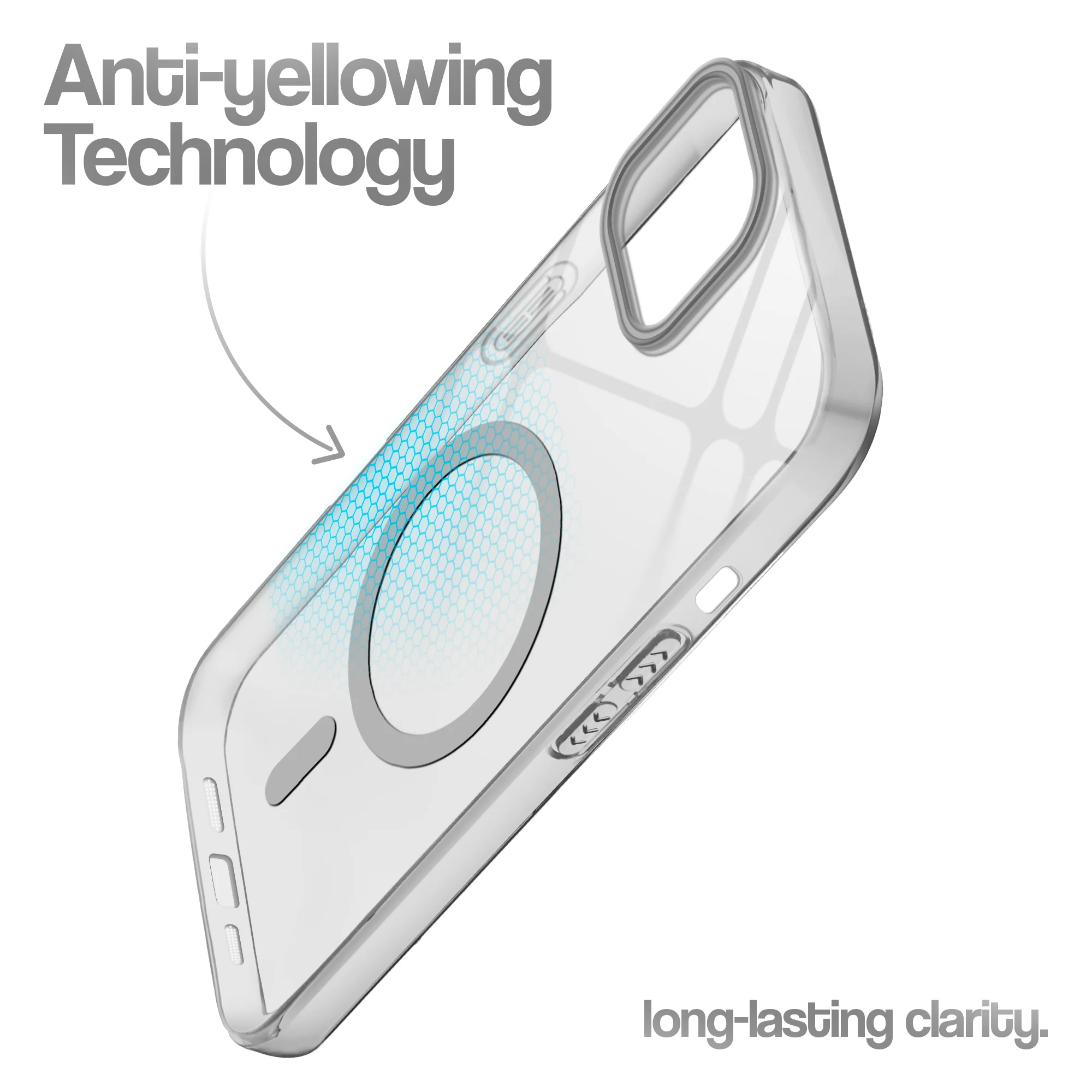 Glossy Hard Wireless Charging Support Case Apple iPhone 15 - Image 17