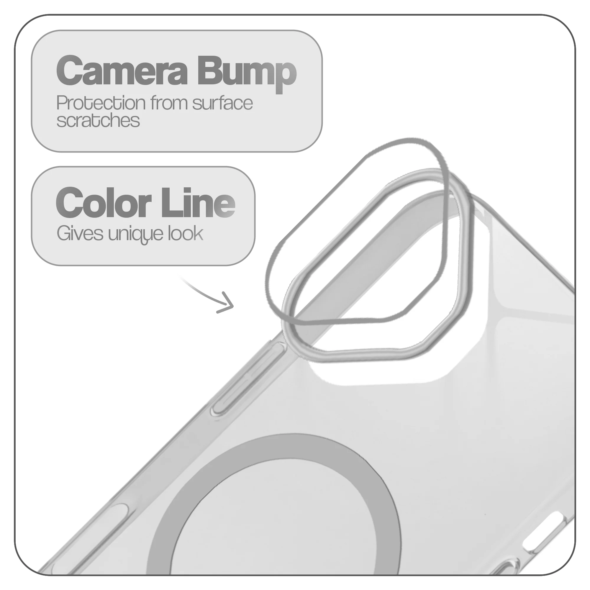Glossy Hard Wireless Charging Support Case Apple iPhone 16 - Image 16