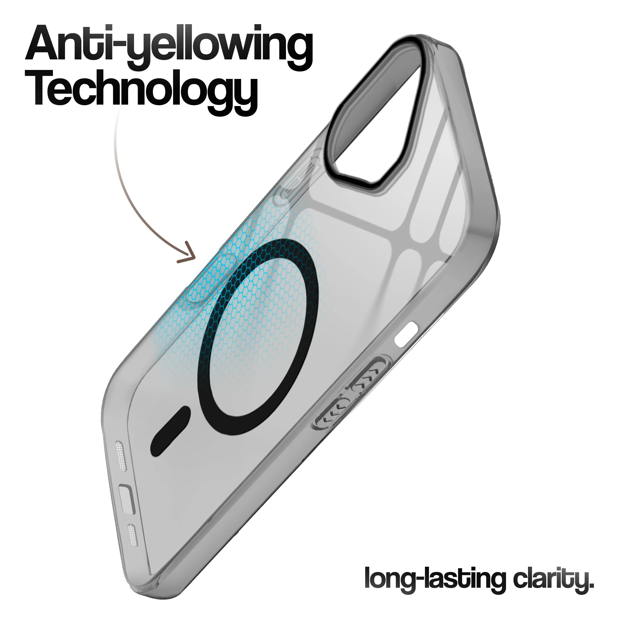 Glossy Hard Wireless Charging Support Case Apple iPhone 16 - Image 5
