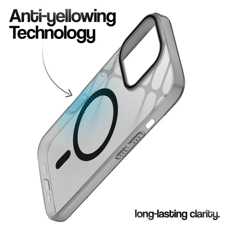 Glossy Hard Wireless Charging Support Case Apple iphone 16 Pro Max - Image 5